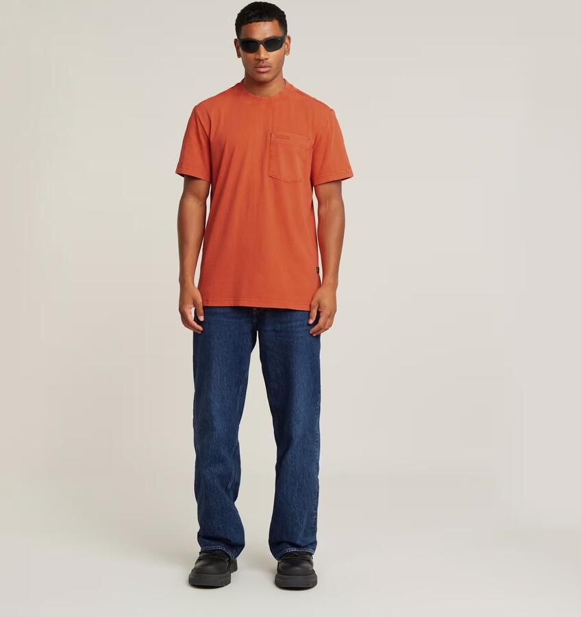 G-Star RAW Washed Pocket T-Shirt Rood Heren - Foto 5