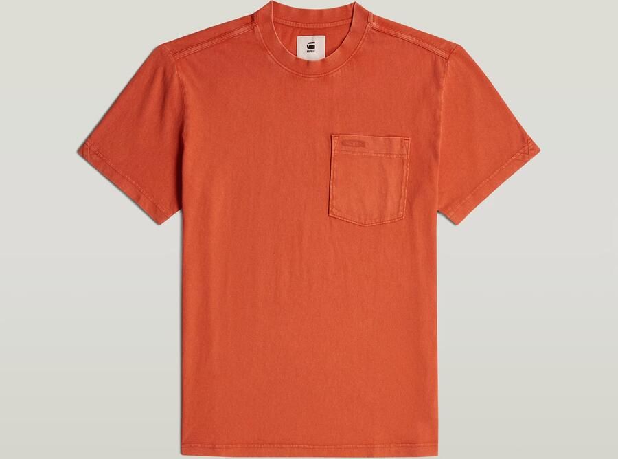 G-Star RAW Washed Pocket T-Shirt Rood Heren - Foto 6