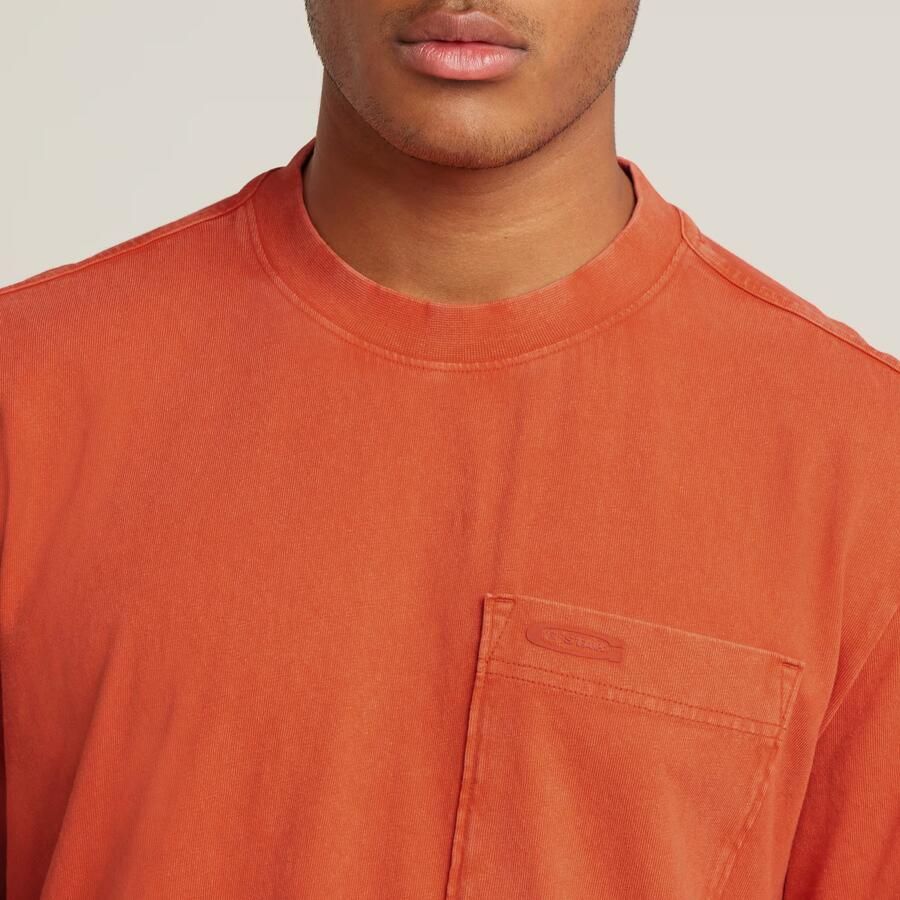 G-Star RAW Washed Pocket T-Shirt Rood Heren - Foto 2