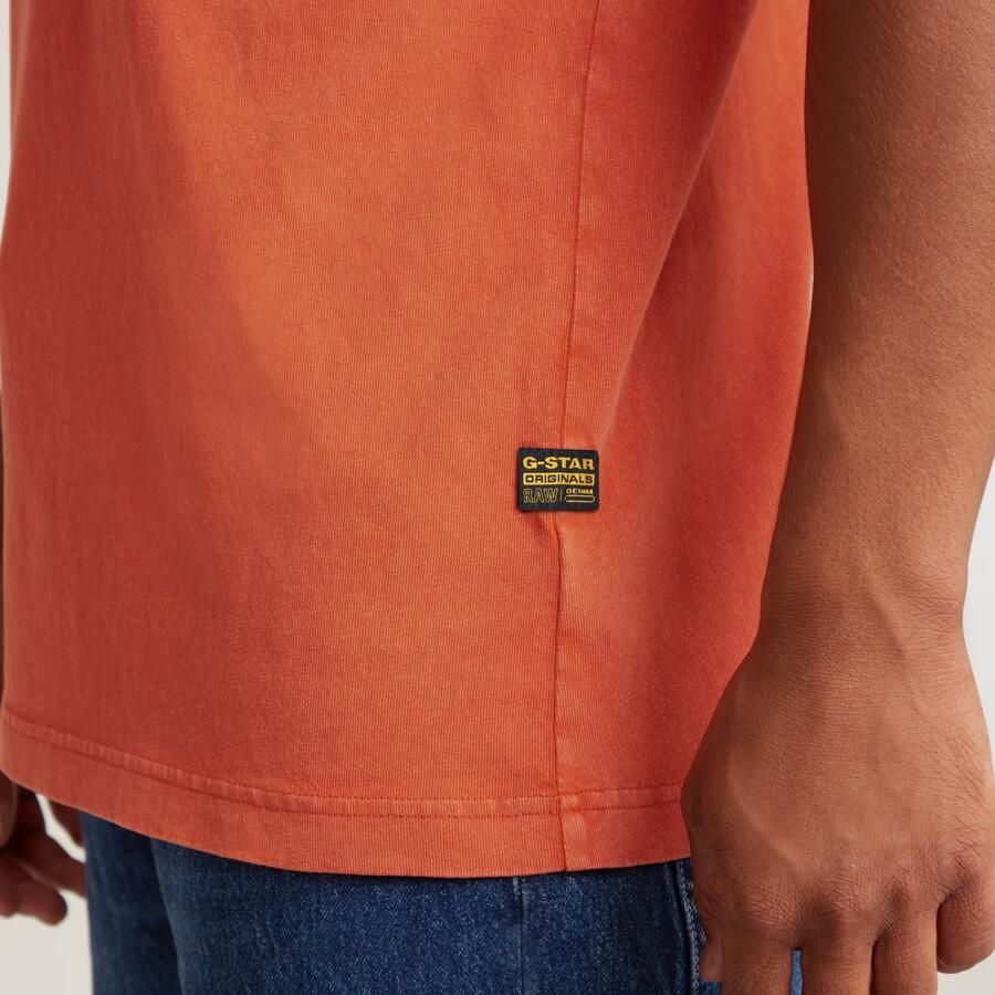 G-Star RAW Washed Pocket T-Shirt Rood Heren - Foto 3