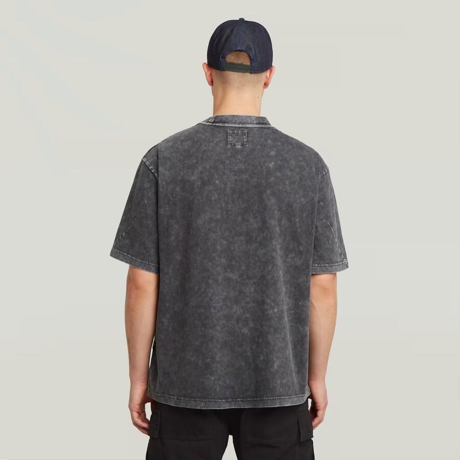 G-Star RAW Washed Pocket T-shirt Zwart Heren