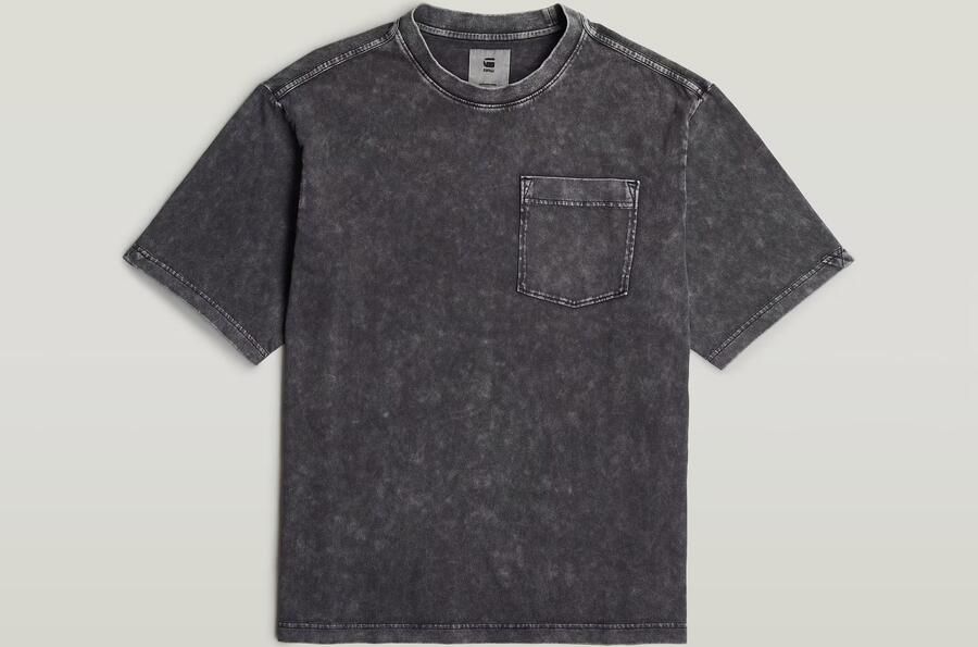 G-Star RAW Washed Pocket T-shirt Zwart Heren - Foto 4