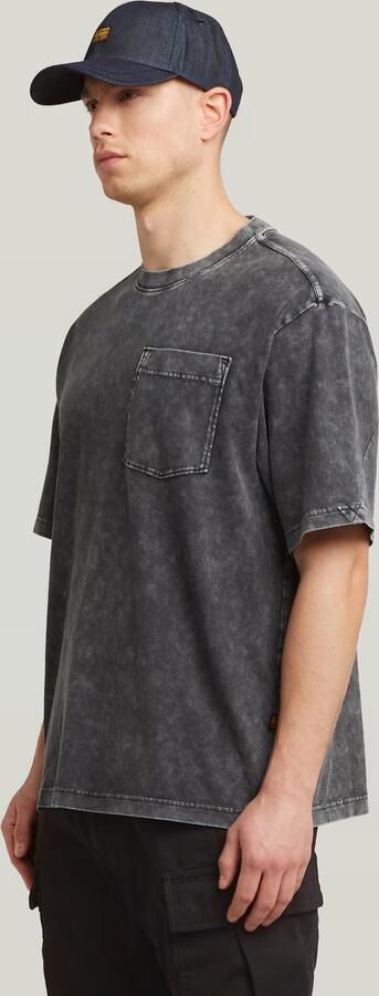 G-Star RAW Washed Pocket T-shirt Zwart Heren - Foto 6