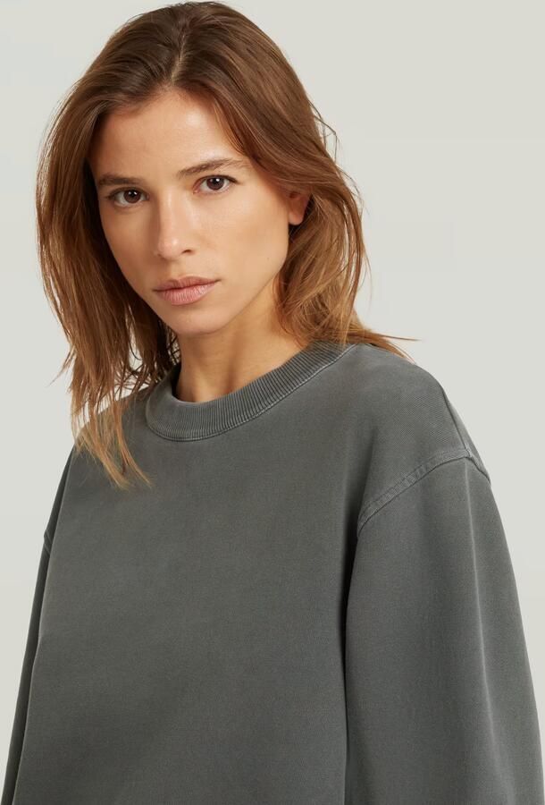 G-Star RAW Washed Relaxed Sweater Grijs Dames - Foto 4