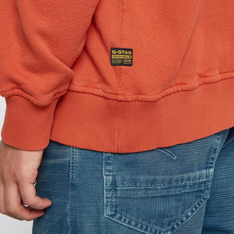 G-Star RAW Washed Relaxed Sweater Rood Heren - Foto 3