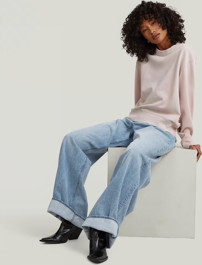 G-Star Raw relaxed fit sweatshirt met ronde hals - Foto 3