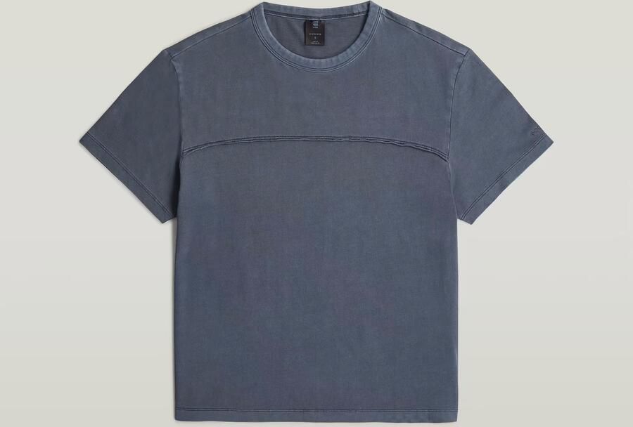 G-Star RAW Washed Seam T-Shirt Donkerblauw Dames - Foto 3