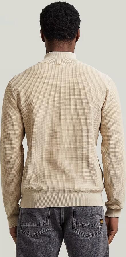 G-Star RAW Washed Skipper Gebreide Trui Beige Heren - Foto 6