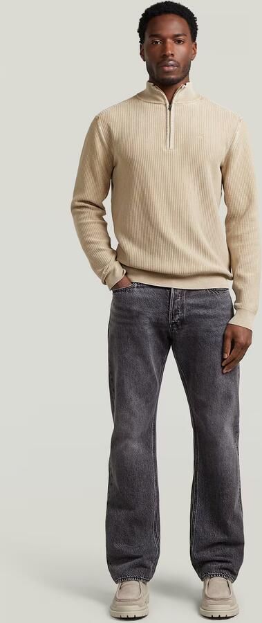 G-Star RAW Washed Skipper Gebreide Trui Beige Heren - Foto 7