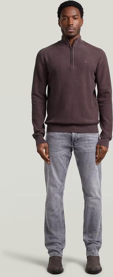 G-Star RAW Washed Skipper Gebreide Trui Bruin Heren - Foto 7