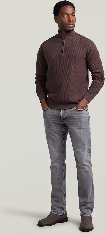 G-Star RAW Washed Skipper Gebreide Trui Bruin Heren - Foto 6