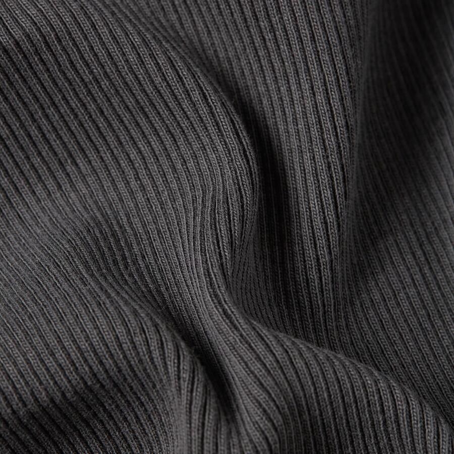 G-Star RAW Washed Slim Rib Jurk Zwart Dames