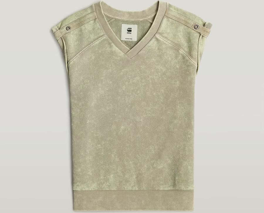 G-Star RAW Washed Sweater Beige Dames - Foto 6