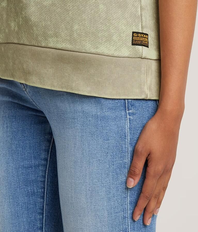 G-Star RAW Washed Sweater Beige Dames - Foto 5