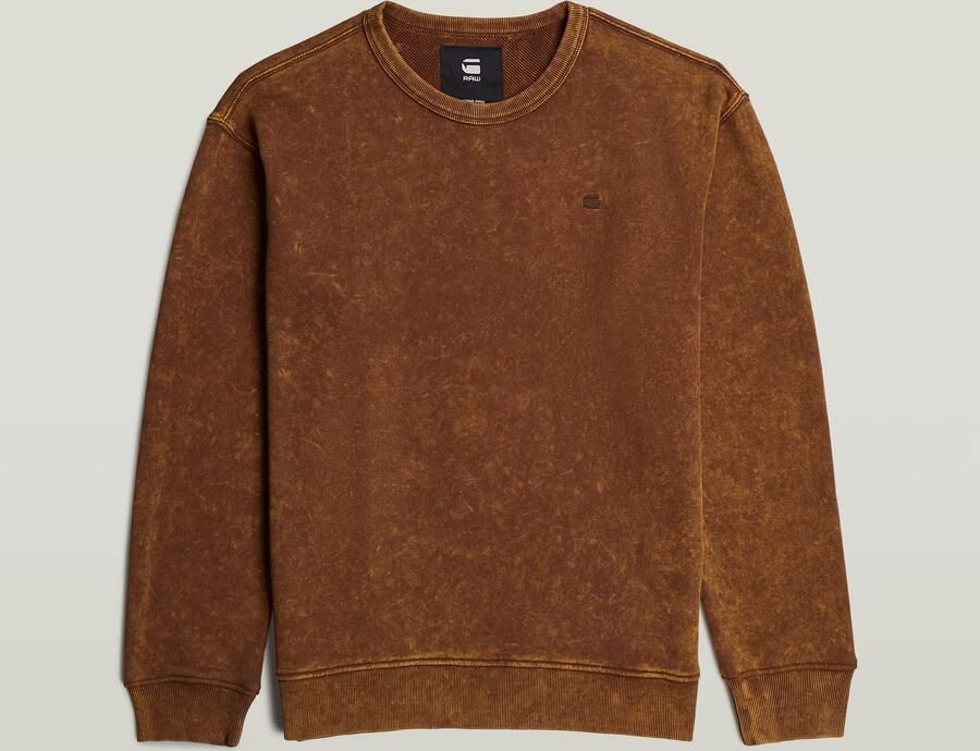 G-Star RAW Washed Sweater Bruin Heren - Foto 3