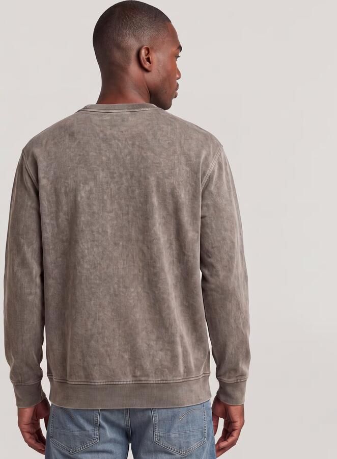G-Star RAW Washed Sweater Bruin Heren - Foto 5