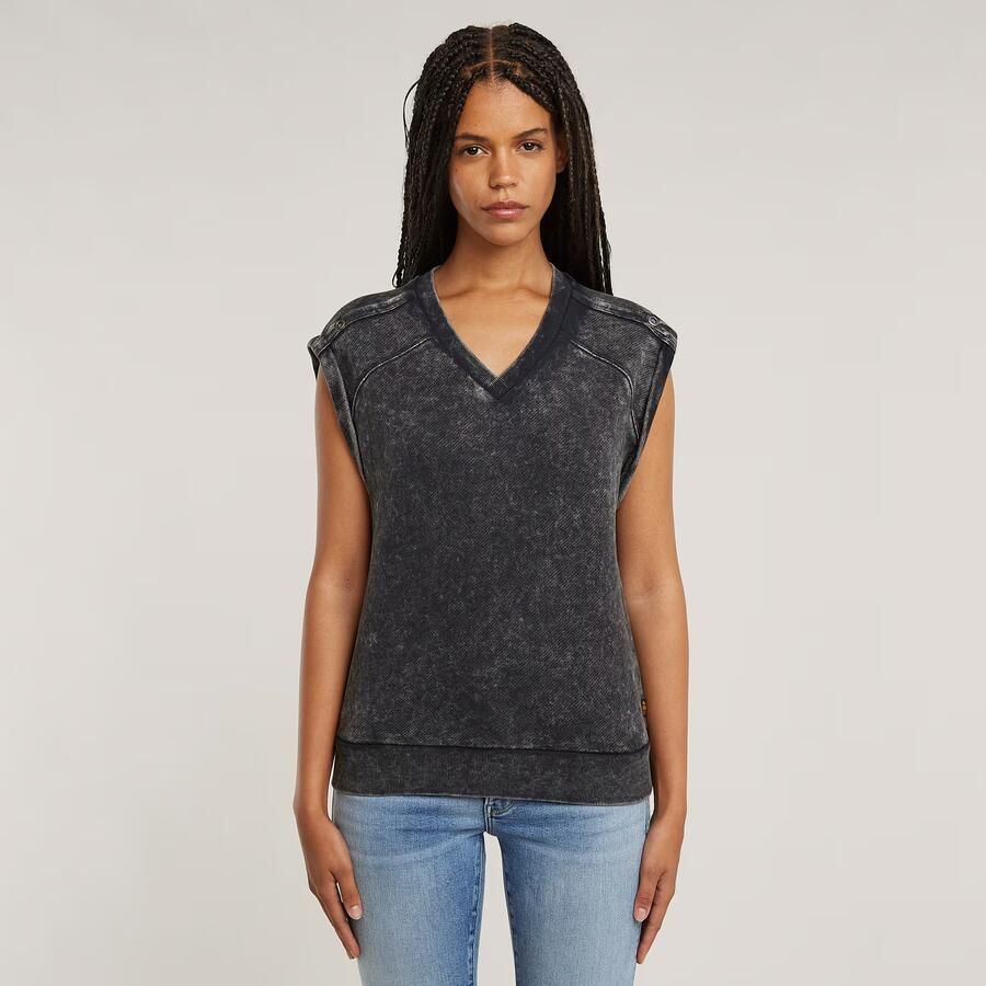 G-Star RAW Washed Sweater Grijs Dames - Foto 7