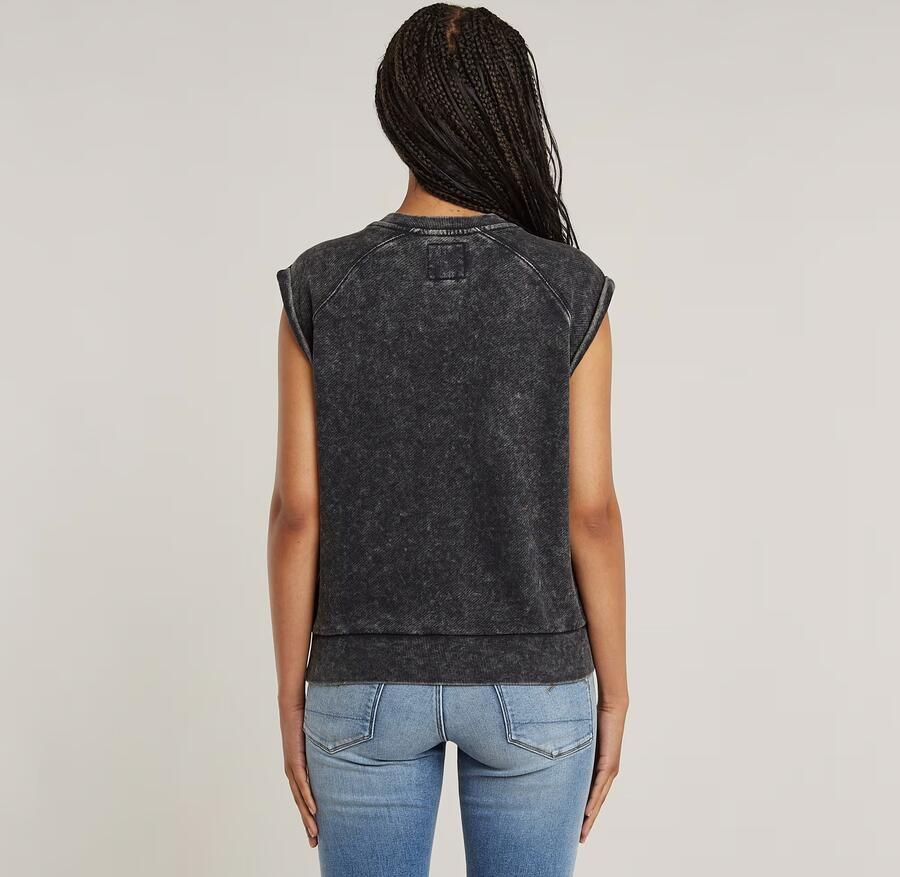 G-Star RAW Washed Sweater Grijs Dames - Foto 4