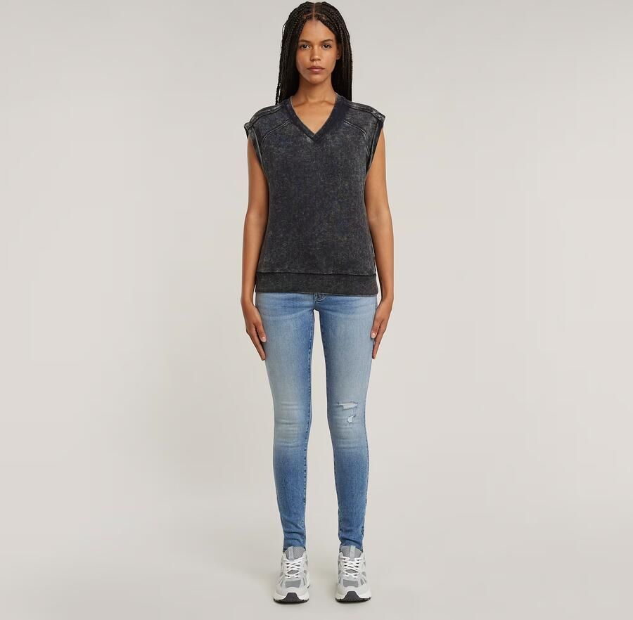 G-Star RAW Washed Sweater Grijs Dames - Foto 2