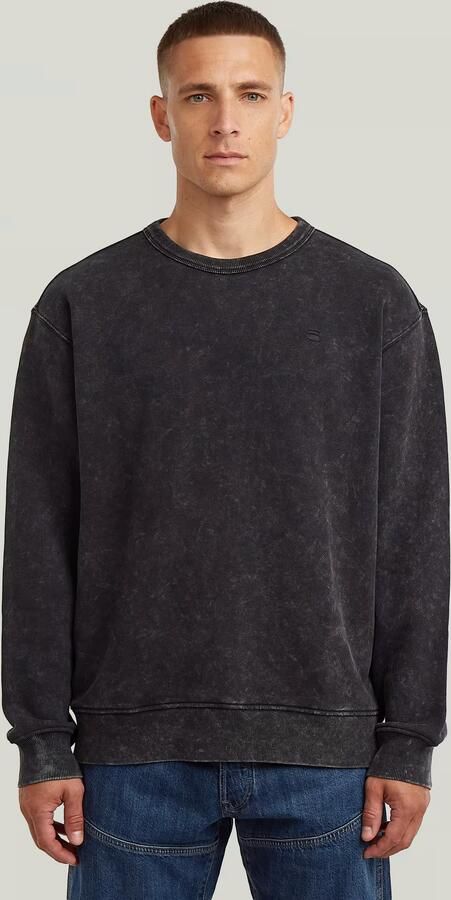 G-Star RAW Washed Sweater Zwart Heren - Foto 6