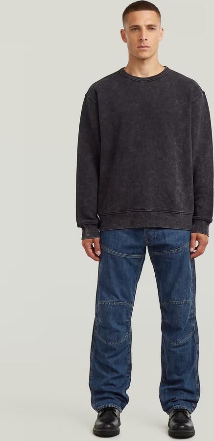 G-Star RAW Washed Sweater Zwart Heren - Foto 5