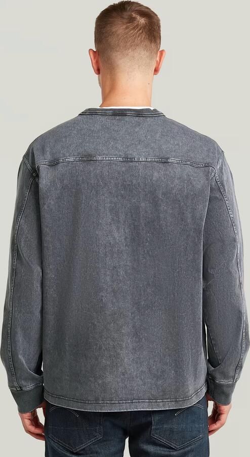 G-Star Raw Sweatshirt met geribde boorden - Foto 5
