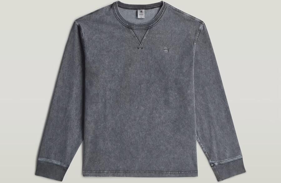 G-Star Raw Sweatshirt met geribde boorden - Foto 4