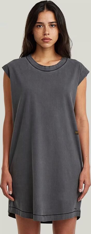 G-Star RAW Washed T-shirtjurk Zwart Dames - Foto 2