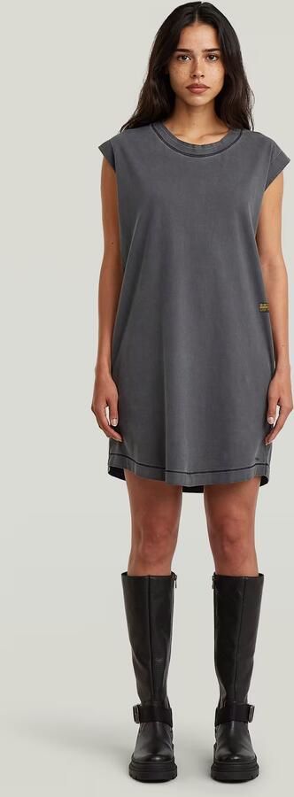 G-Star RAW Washed T-shirtjurk Zwart Dames - Foto 8