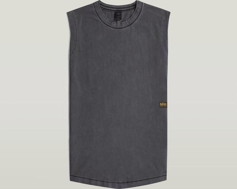 G-Star RAW Washed T-shirtjurk Zwart Dames - Foto 5