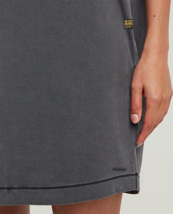 G-Star RAW Washed T-shirtjurk Zwart Dames - Foto 4
