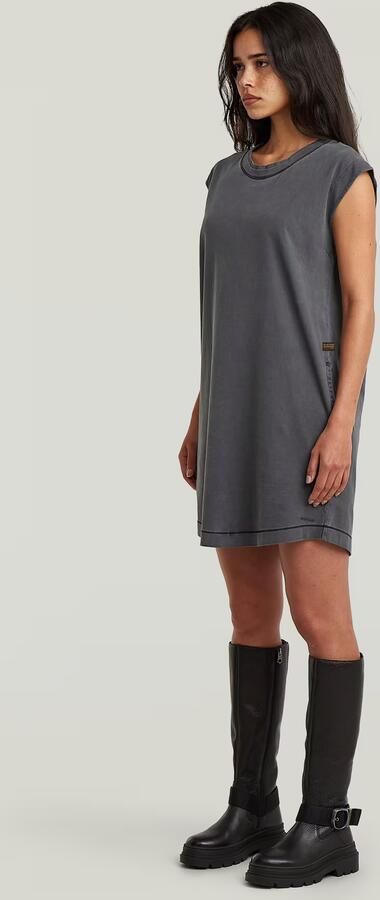 G-Star RAW Washed T-shirtjurk Zwart Dames - Foto 6