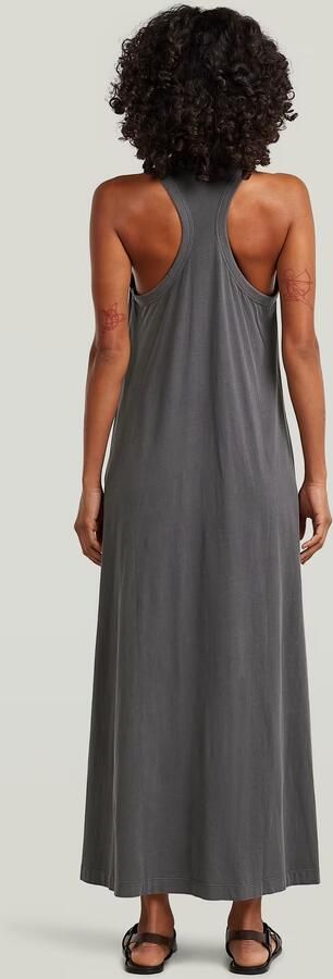 G-Star RAW Washed Tank Maxi Jurk Grijs Dames - Foto 9