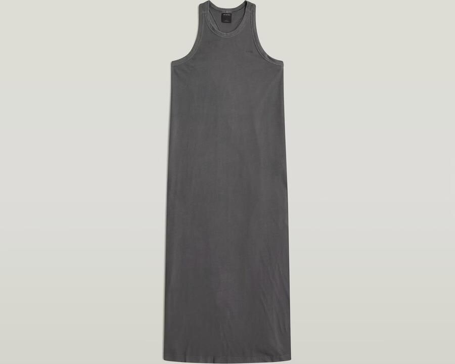 G-Star RAW Washed Tank Maxi Jurk Grijs Dames - Foto 6