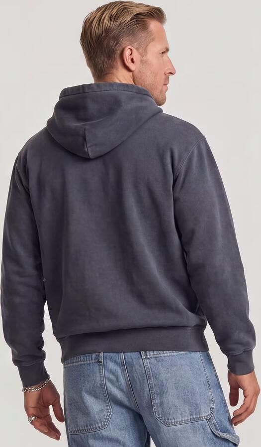 G-Star RAW Washed Zip Hoodie Donkerblauw Heren - Foto 5