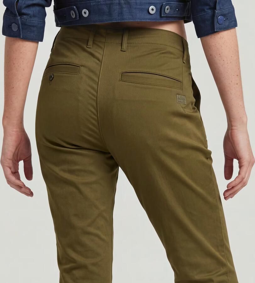 G-Star RAW Weld High Skinny Broek Groen Dames - Foto 7