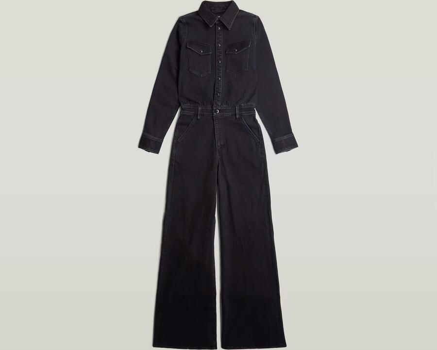G-Star RAW Western Wide Leg Jumpsuit Anders Dames - Foto 4