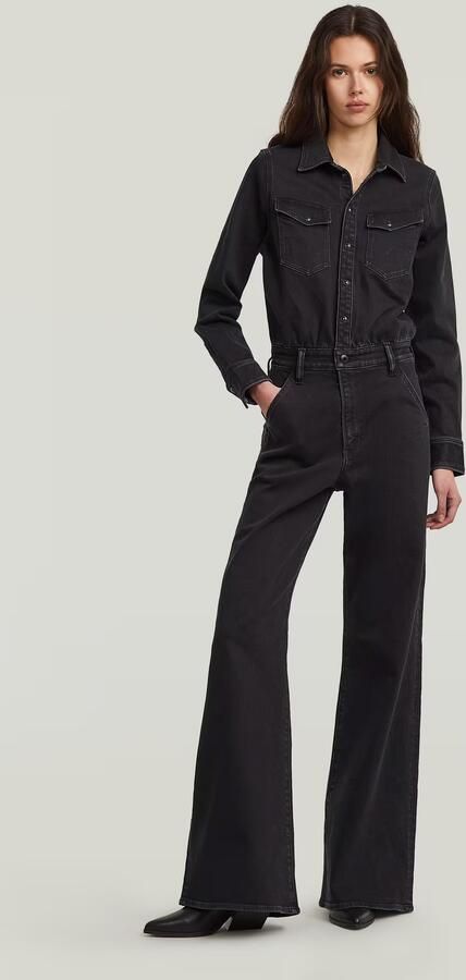 G-Star RAW Western Wide Leg Jumpsuit Anders Dames - Foto 5