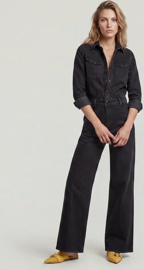 G-Star RAW Western Wide Leg Jumpsuit Anders Dames - Foto 5