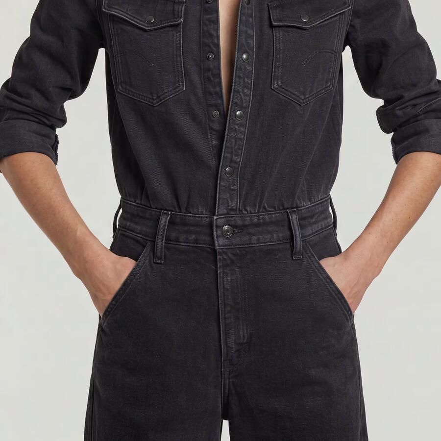 G-Star RAW Western Wide Leg Jumpsuit Anders Dames - Foto 3