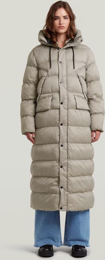 G-Star RAW Whistler Long Puffer Beige Dames - Foto 7