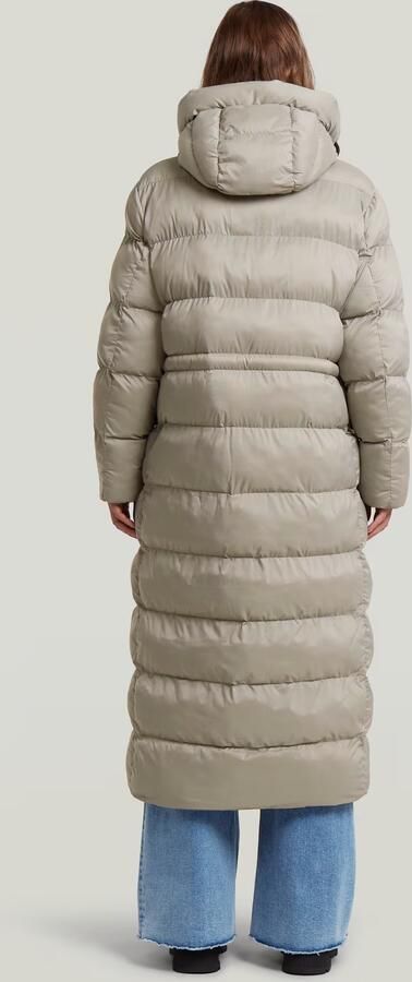 G-Star RAW Whistler Long Puffer Beige Dames - Foto 4