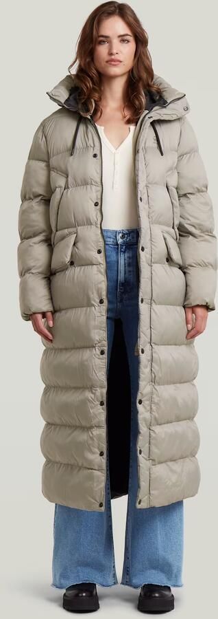 G-Star RAW Whistler Long Puffer Beige Dames - Foto 6