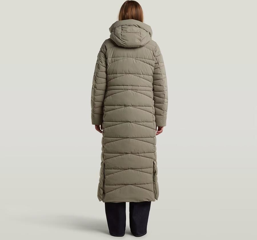 G-Star Raw Gewatteerde lange jas met knoopsluiting en steekzakken model 'Whistler' - Foto 4