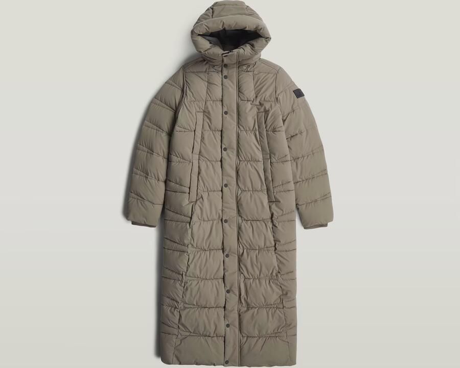 G-Star Raw Gewatteerde lange jas met knoopsluiting en steekzakken model 'Whistler' - Foto 5