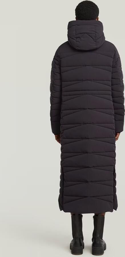 G-Star Raw Gewatteerde lange jas met knoopsluiting en steekzakken model 'Whistler'
