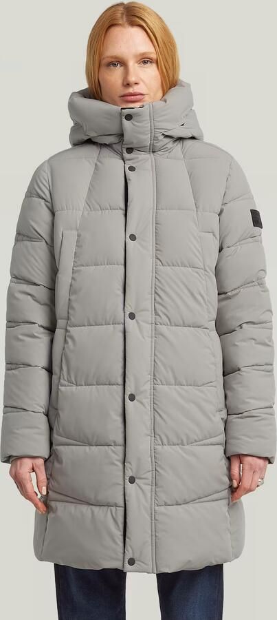 G-Star Raw Gewatteerde lange jas met steekzakken model 'Whistler' - Foto 1
