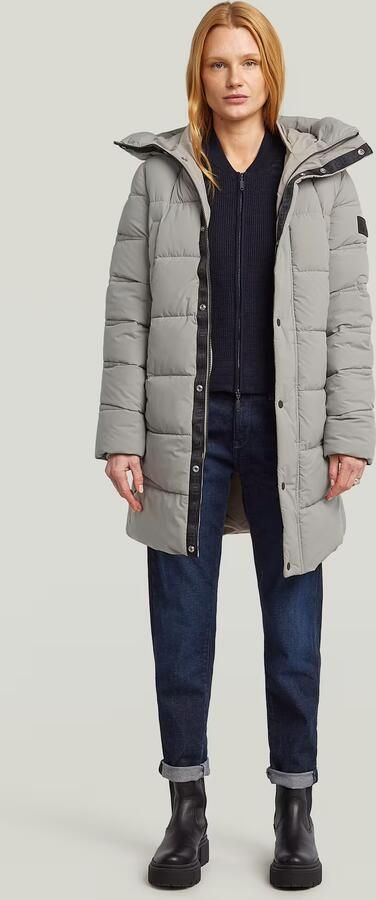 G-Star Raw Gewatteerde lange jas met steekzakken model 'Whistler' - Foto 6