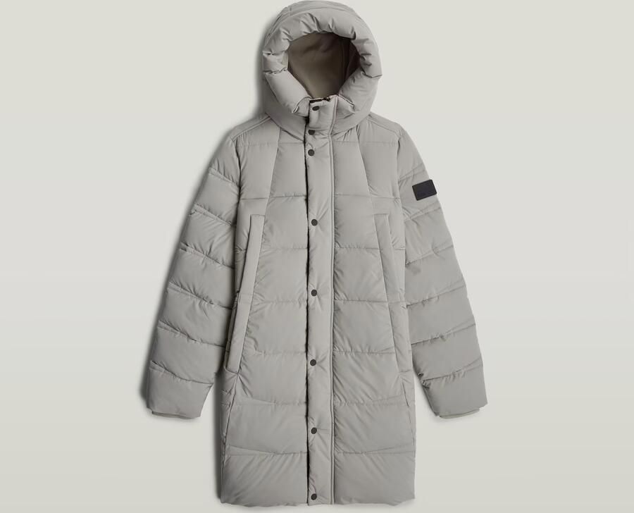 G-Star Raw Gewatteerde lange jas met steekzakken model 'Whistler' - Foto 3