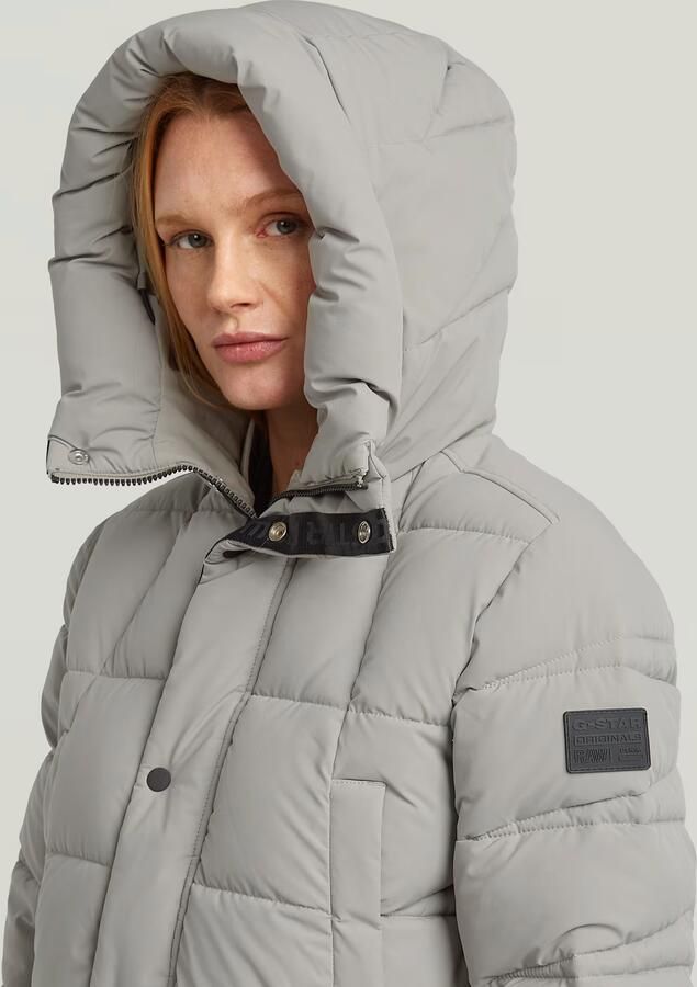 G-Star Raw Gewatteerde lange jas met steekzakken model 'Whistler' - Foto 4